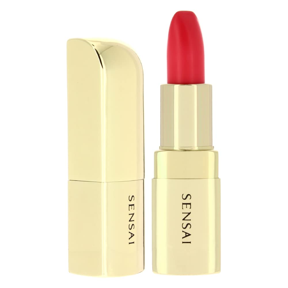 Shakunage pink satin lipstick tube, 3.5 g, silk-infused finish