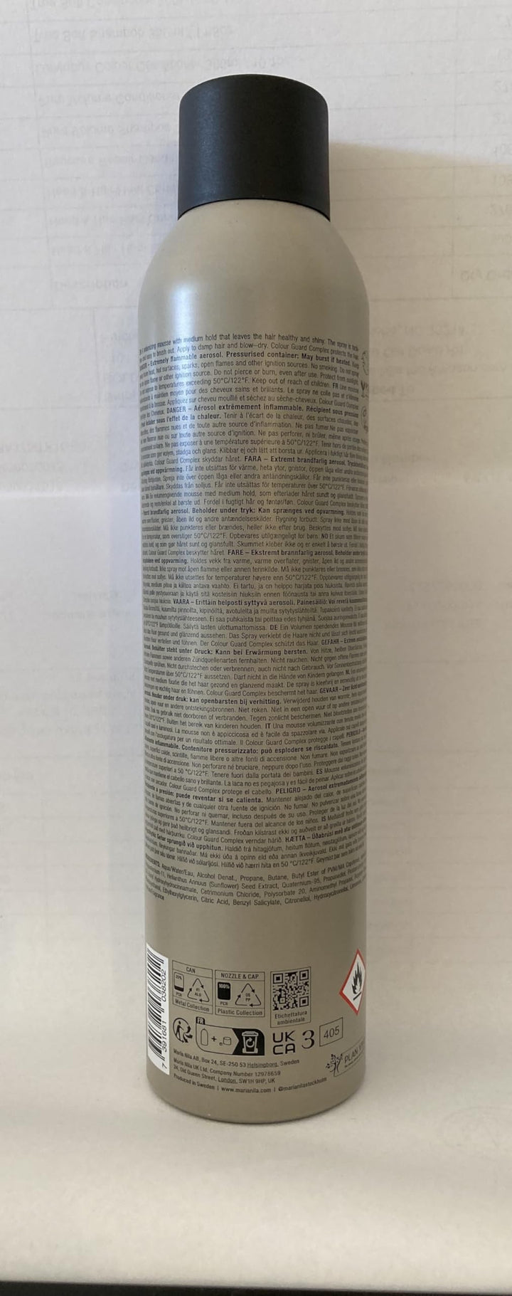 300 ml pear-scented medium-hold hair mousse in aerosol can for Unisex styling