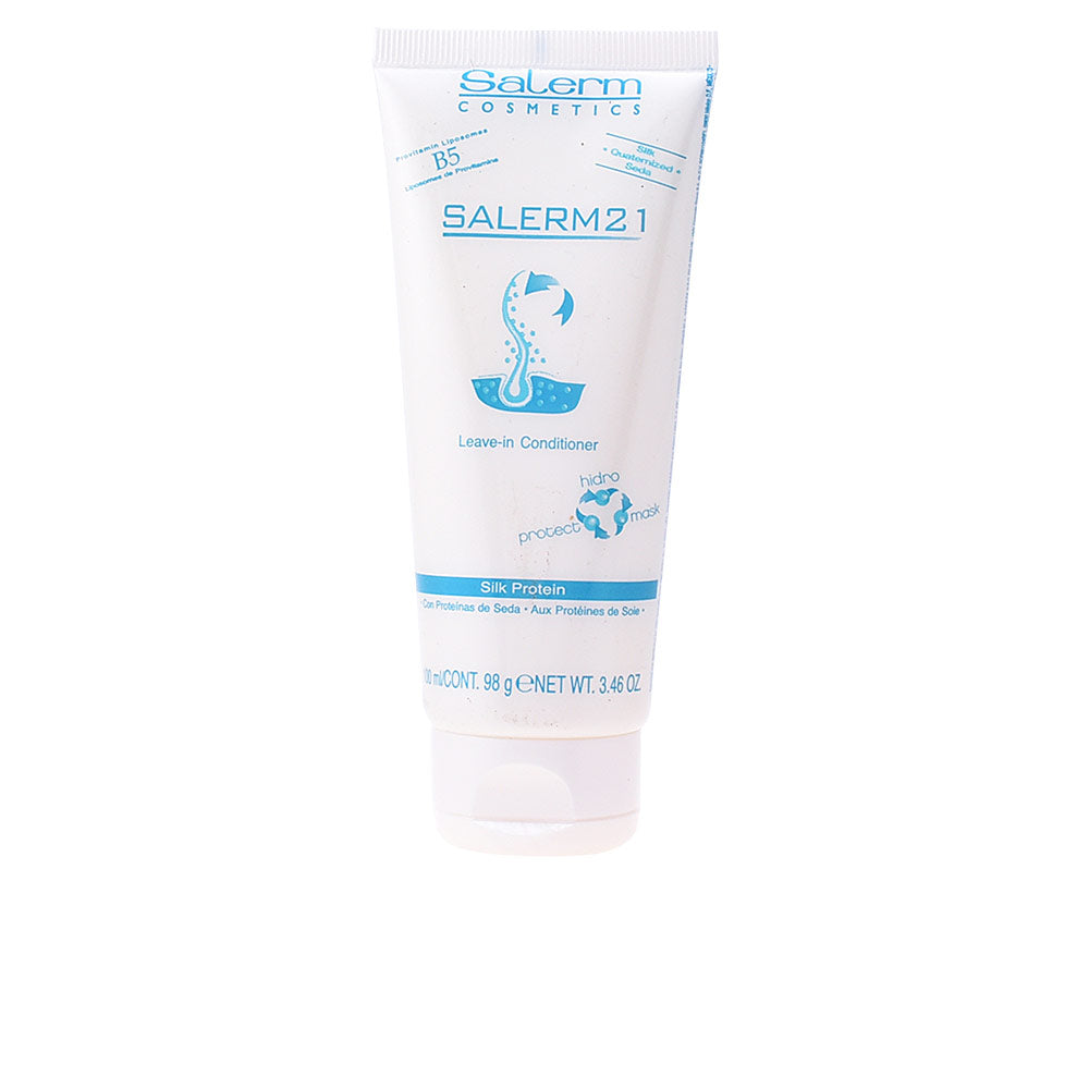 100 ml clear spray bottle of silk protein leave-in conditioner, travel-friendly