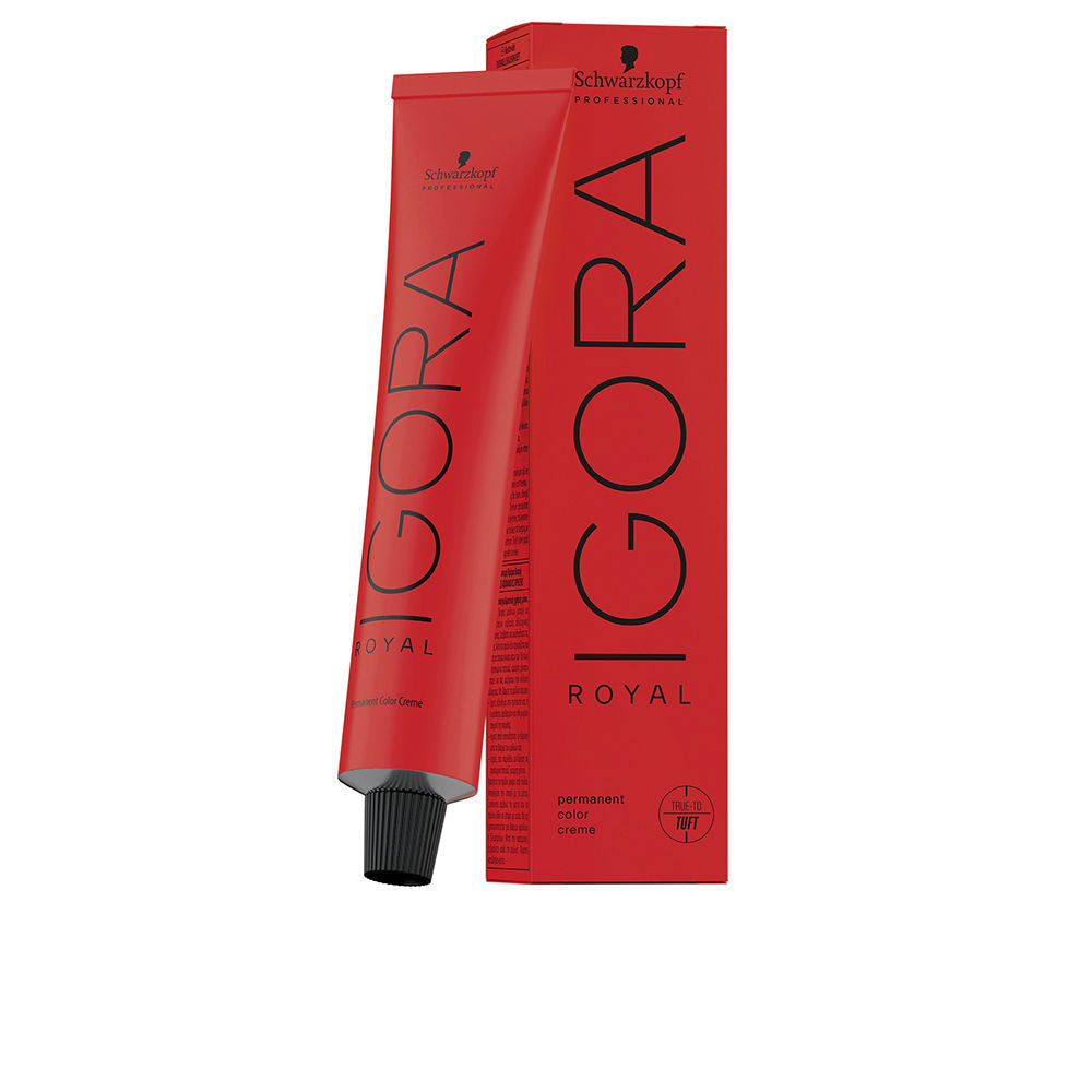 60 ml tube of permanent cream hair colour in shade 4 Castaño, salon product packaging