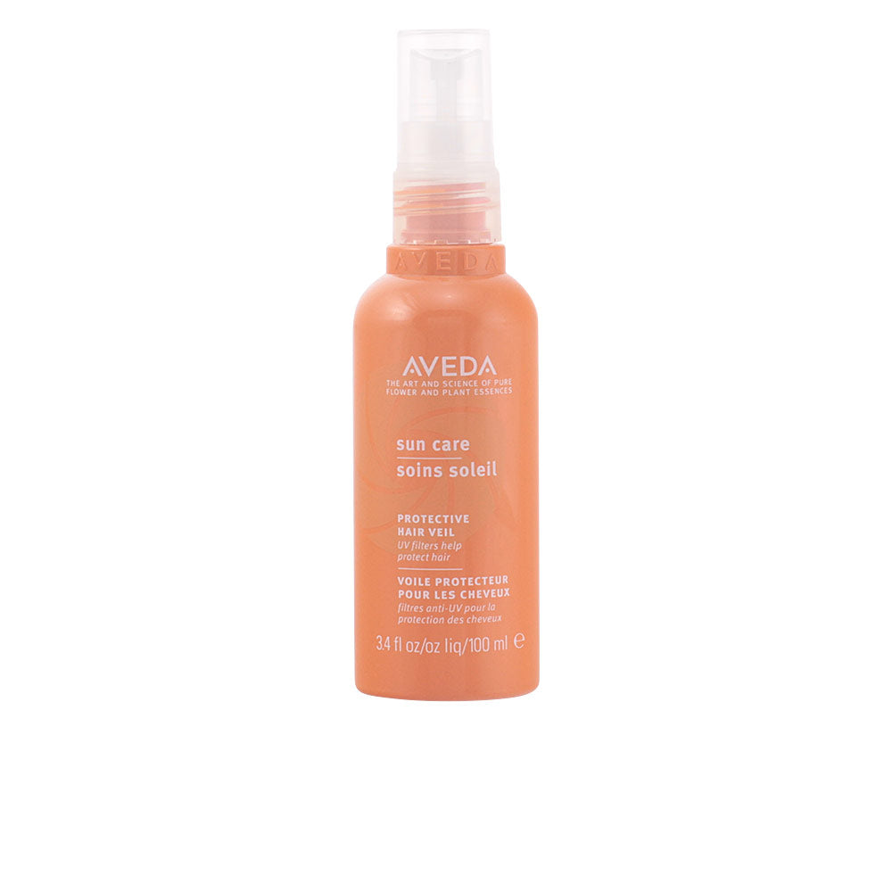 100 ml protective hair UV spray in clear bottle with floral scent notes