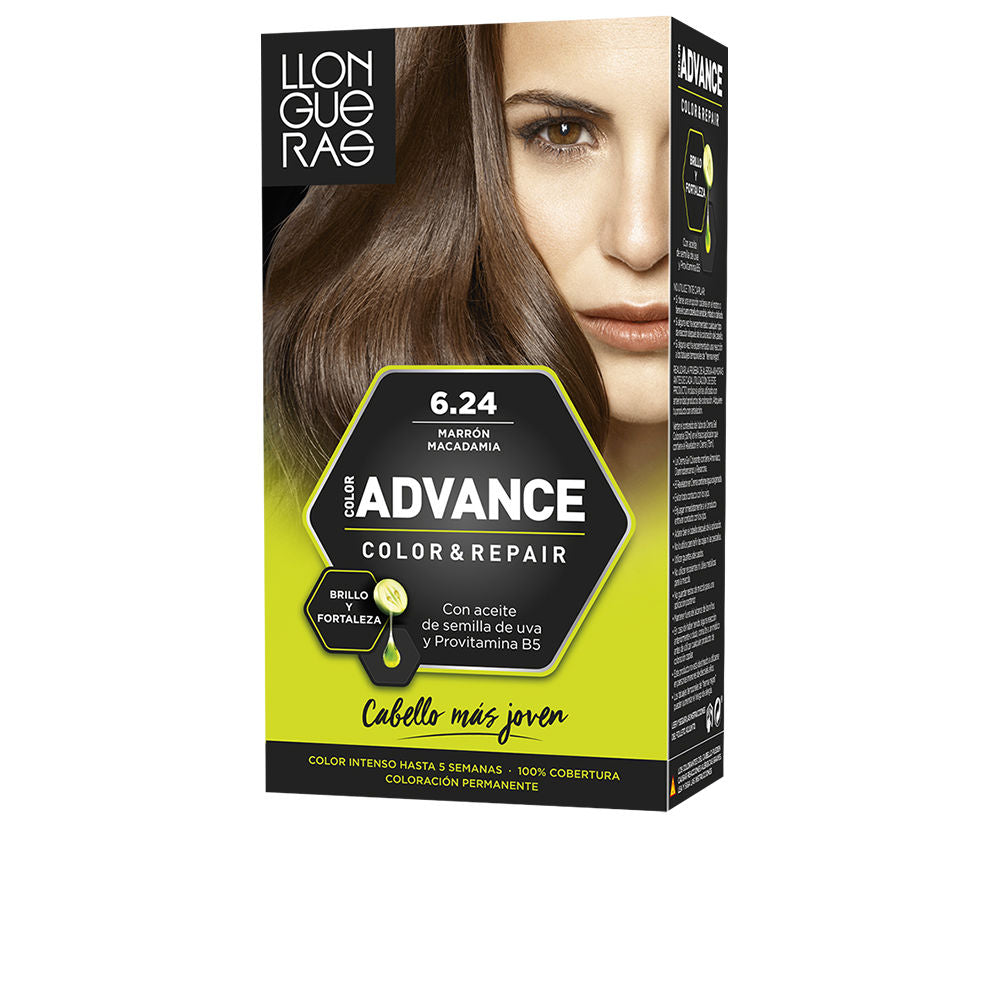 Tube and developer pack for ash dark blonde permanent hair colour, salon kit