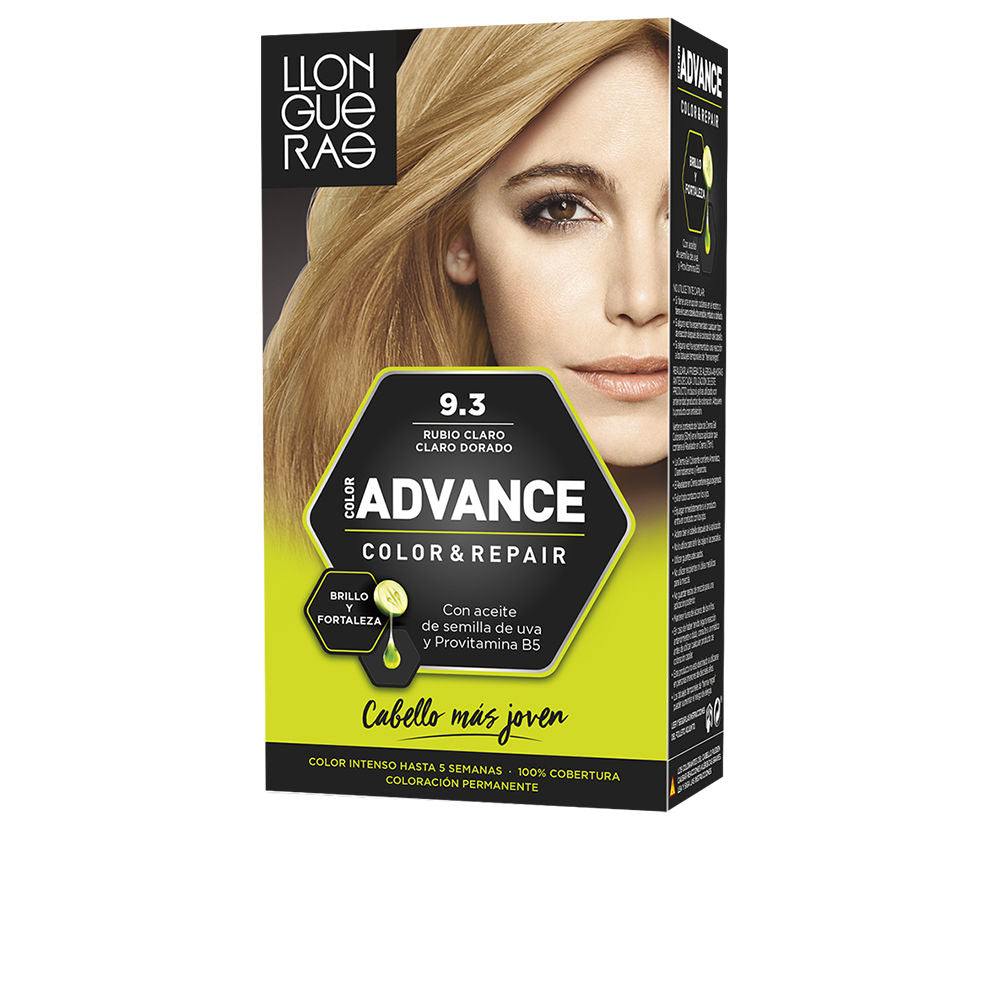 Tube and developer cream for ash dark blonde permanent hair colour, 6.1 shade