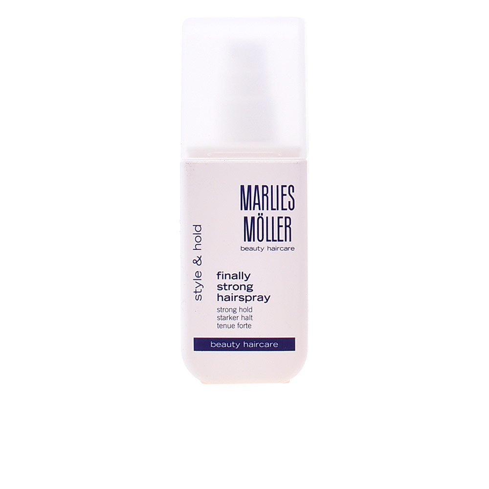 125 ml clear can of strong hold hair spray, Unisex finishing product