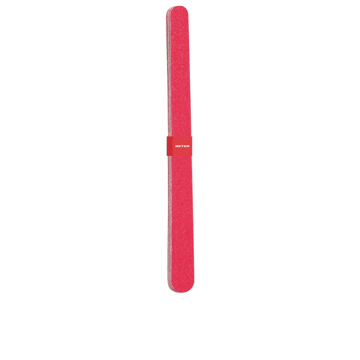 Pack of four corundum-coated nail files, aluminium core, varied lengths