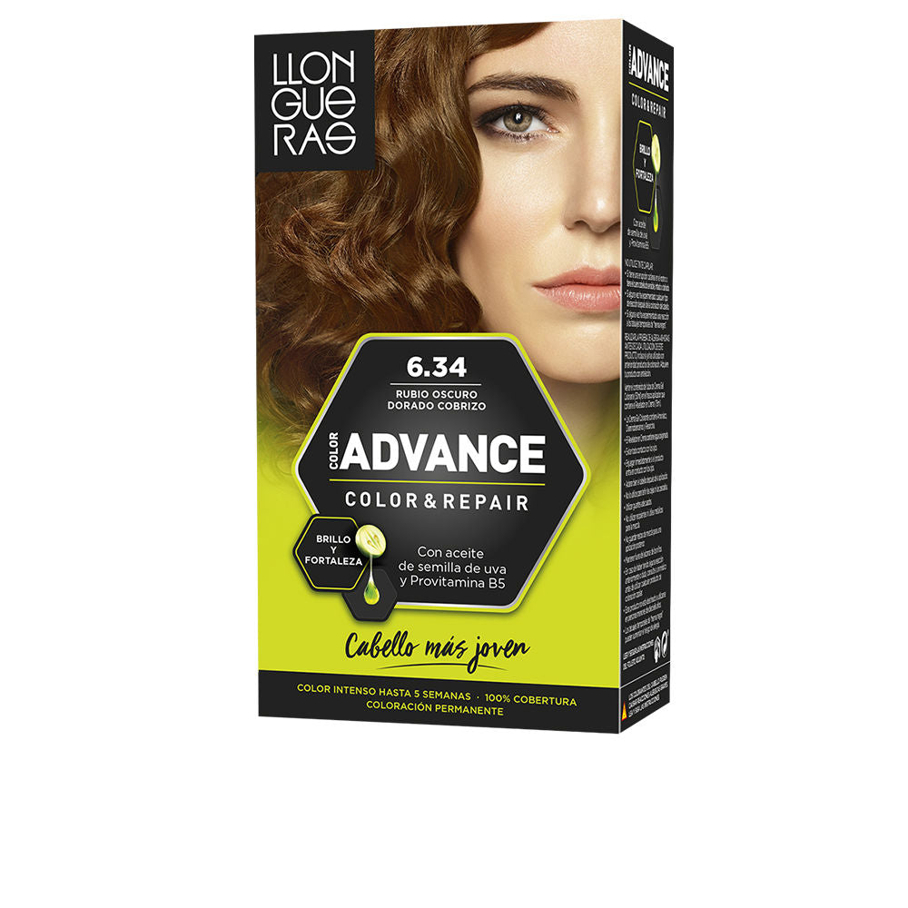 Tube and developer cream with nourishing treatment — dark ash blonde permanent hair colour