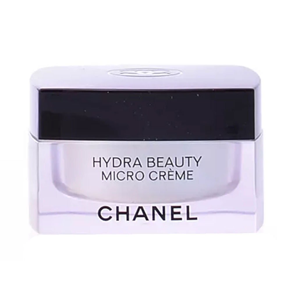 Jar of lightweight micro hydrating cream with velvety texture for daily use