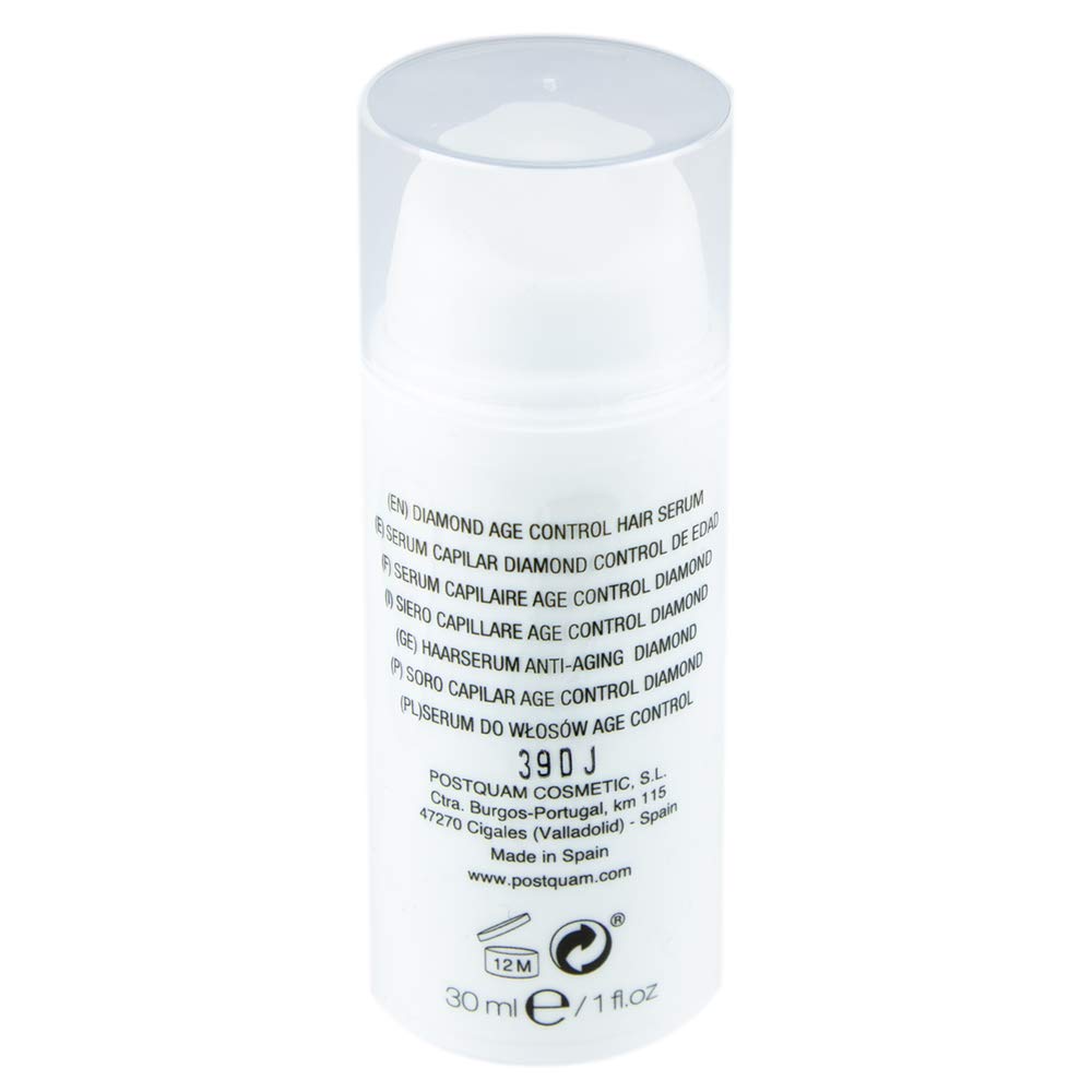 30 ml clear serum bottle with lustrous finish, suited for Women hair care