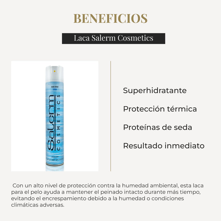 Clear anti-humidity hair spray can for Unisex styling, 347 g