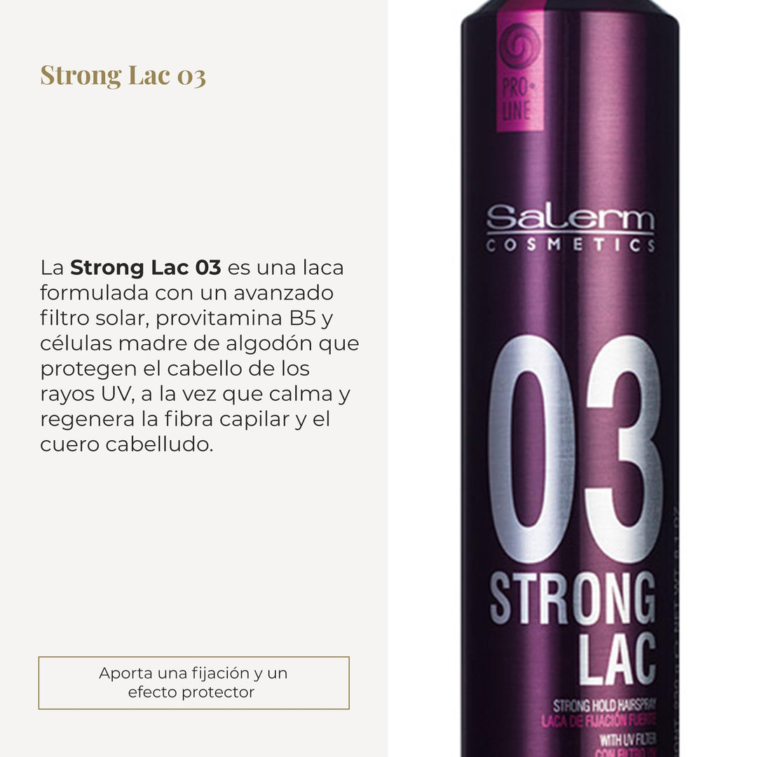 Aerosol strong-hold hair spray, 405 ml, fast-dry with UV protection