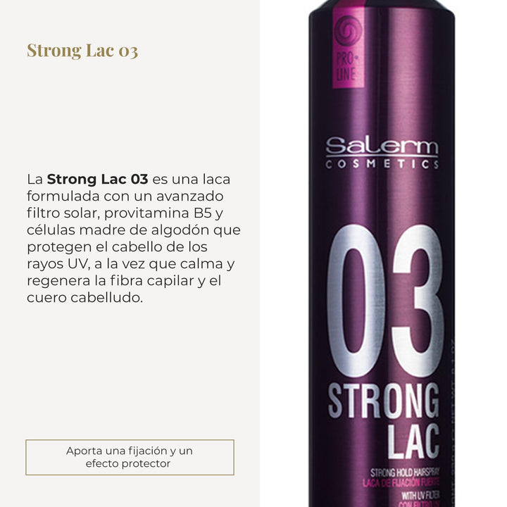 Aerosol strong-hold hair spray, 405 ml, fast-dry with UV protection