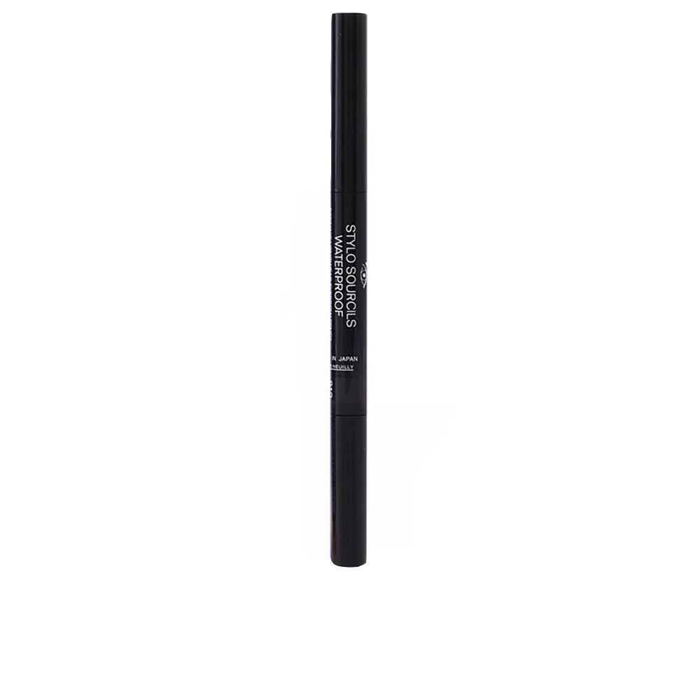Dual-ended retractable eyebrow pencil with bevel tip and spoolie, shade 812-ebène, 0.27 g
