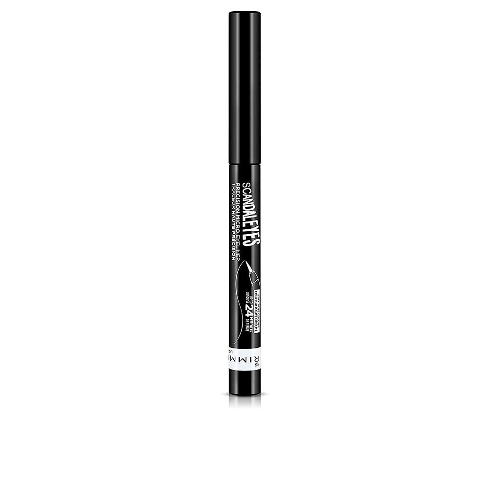 Slim black liquid eyeliner pen with ultra-fine precision tip, Rimmel ScandalEyes