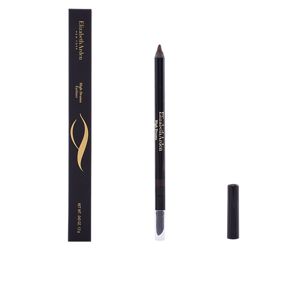 Dual-ended cream eyeliner pencil in deep espresso, compact 1.2 g tube