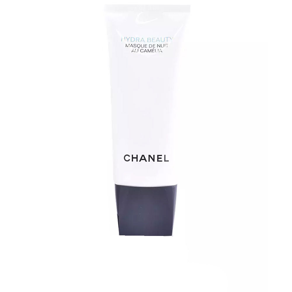 Chanel White and black plastic tube face cream with screw cap, printed text and brand logo
