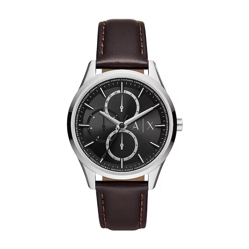 Timeless Precision Chronograph with Leather Strap