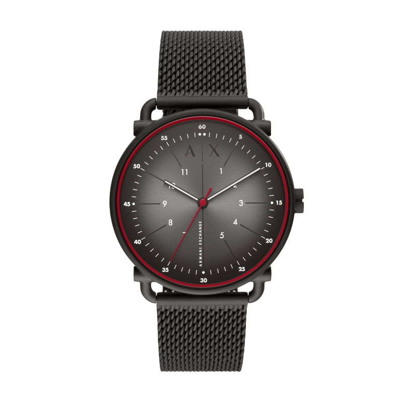 Armani Exchange Black Stainless Steel Watch