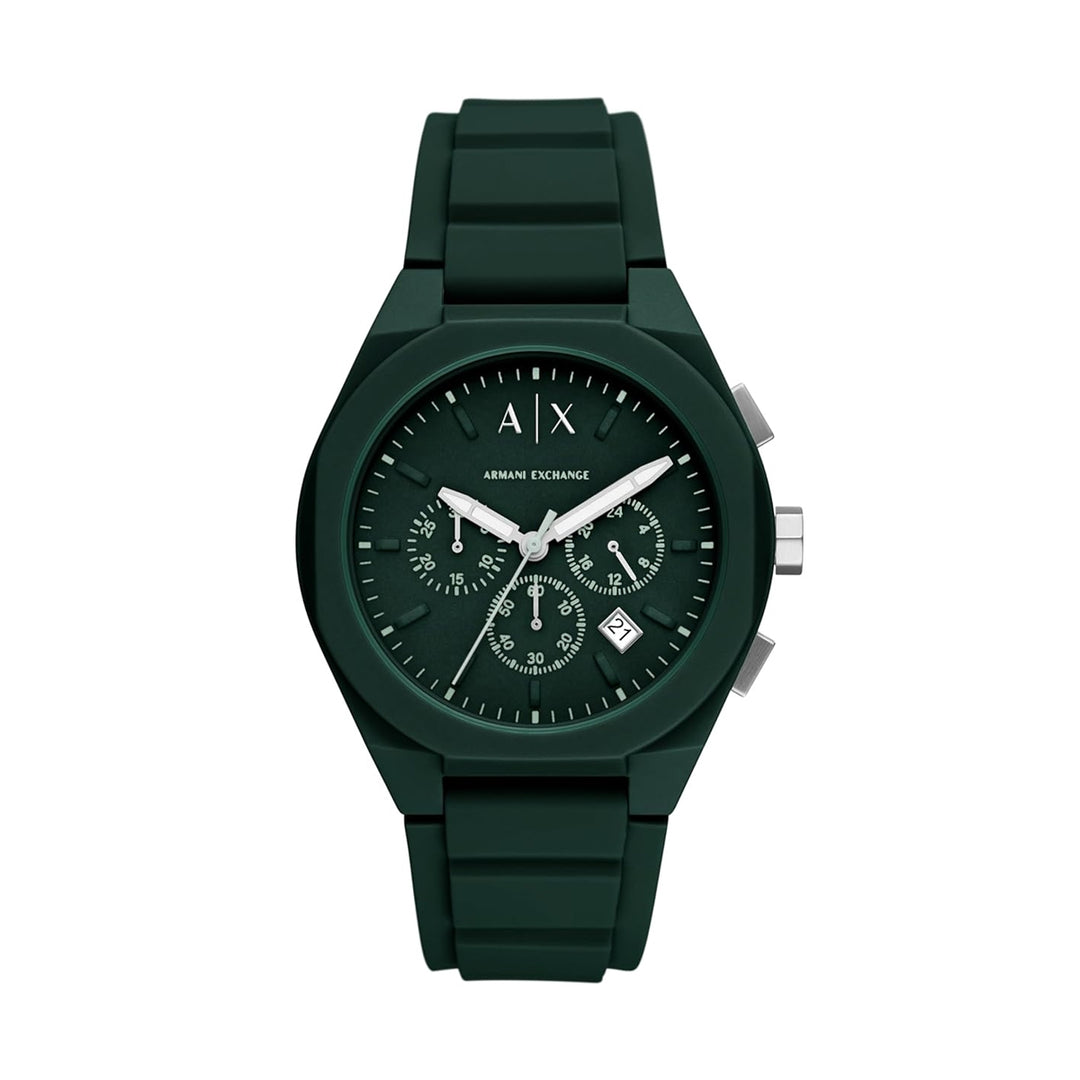 Endurance Chronograph in Dark Green and Silver
