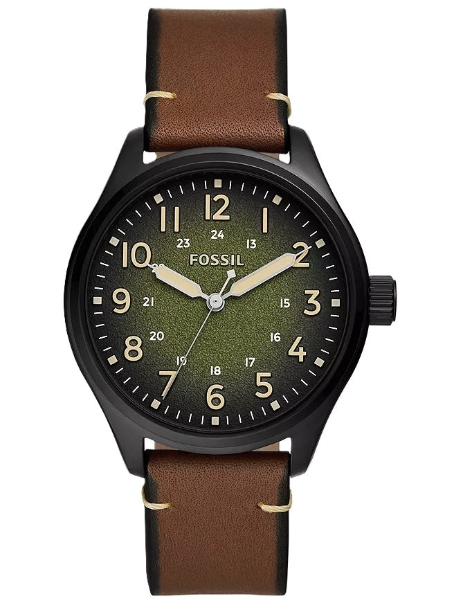 Timeless Precision in Black and Brown Leather