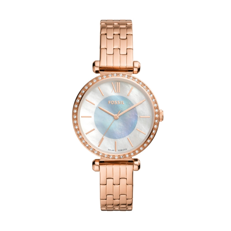 Fossil Rose Gold Solar Analog Watch