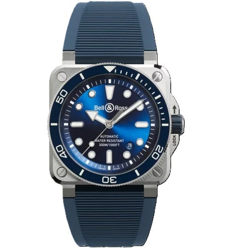 Marine Precision Automatic Diver in Blue and Silver