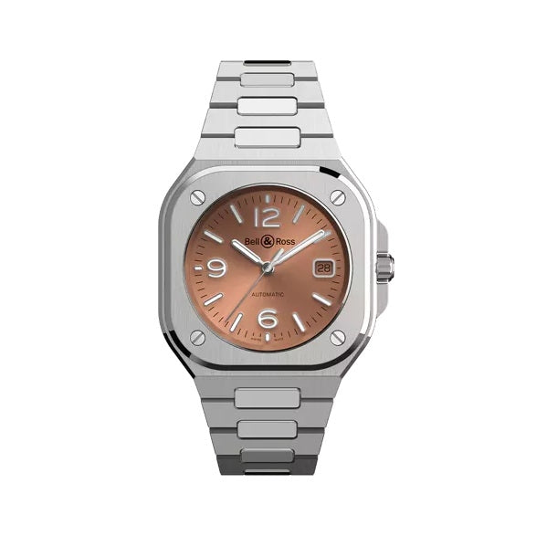 Timeless Precision in Silver and Copper Harmony