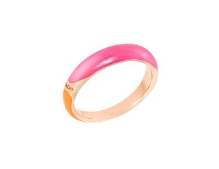 Dodo Gold Ring with Enamel Accents