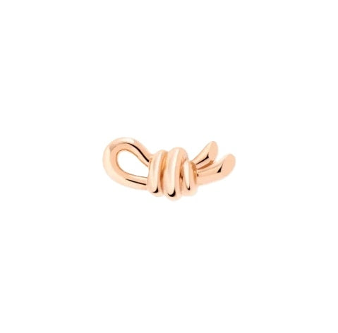 Dodo Minimalist Gold and Rose Gold Knot Pendant