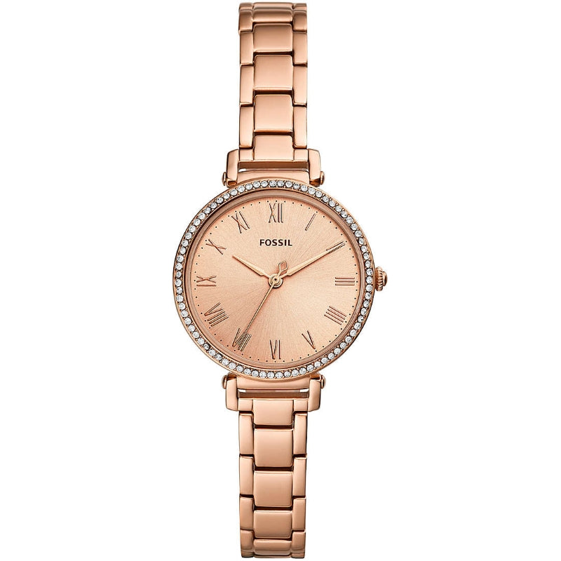 Timeless Rose Gold Elegance with Crystal Accents