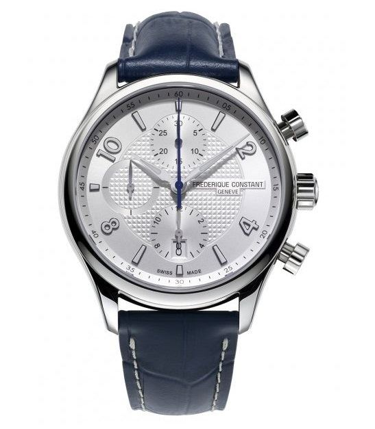 Frederique Constant Silver Chronograph Watch