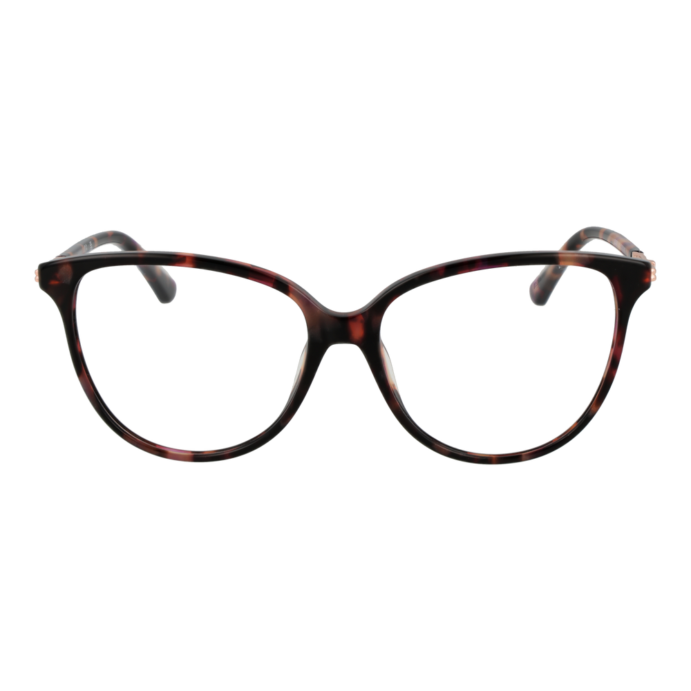 Tortoise cat-eye eyeglasses for Women in brown, black and purple tones with metal G-hinges