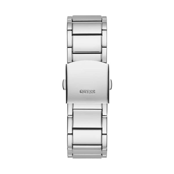 Silver Stainless Steel Chronograph with Date Window
