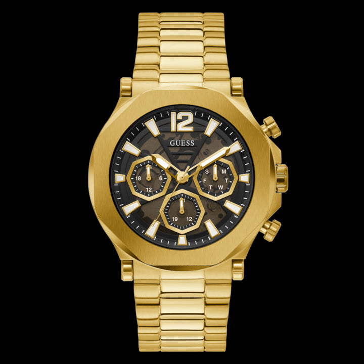 Timeless Precision in Gold-Tone Chronograph Elegance