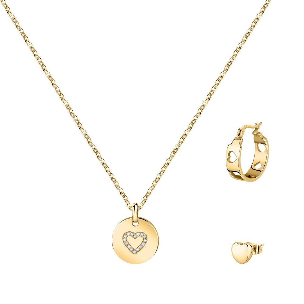 La Petite Story Gold Crystal Jewelry Set