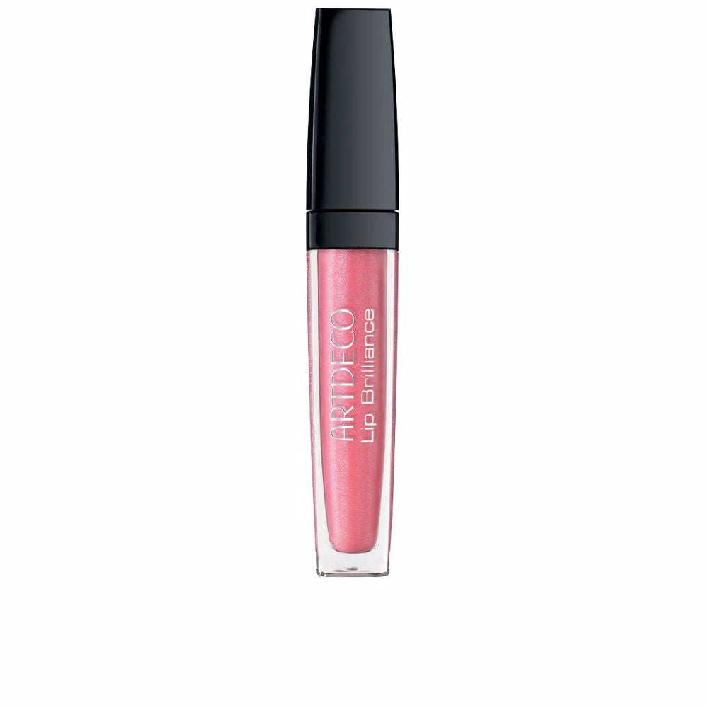 5 ml sheer purple‑rose lip gloss with glossy wand applicator
