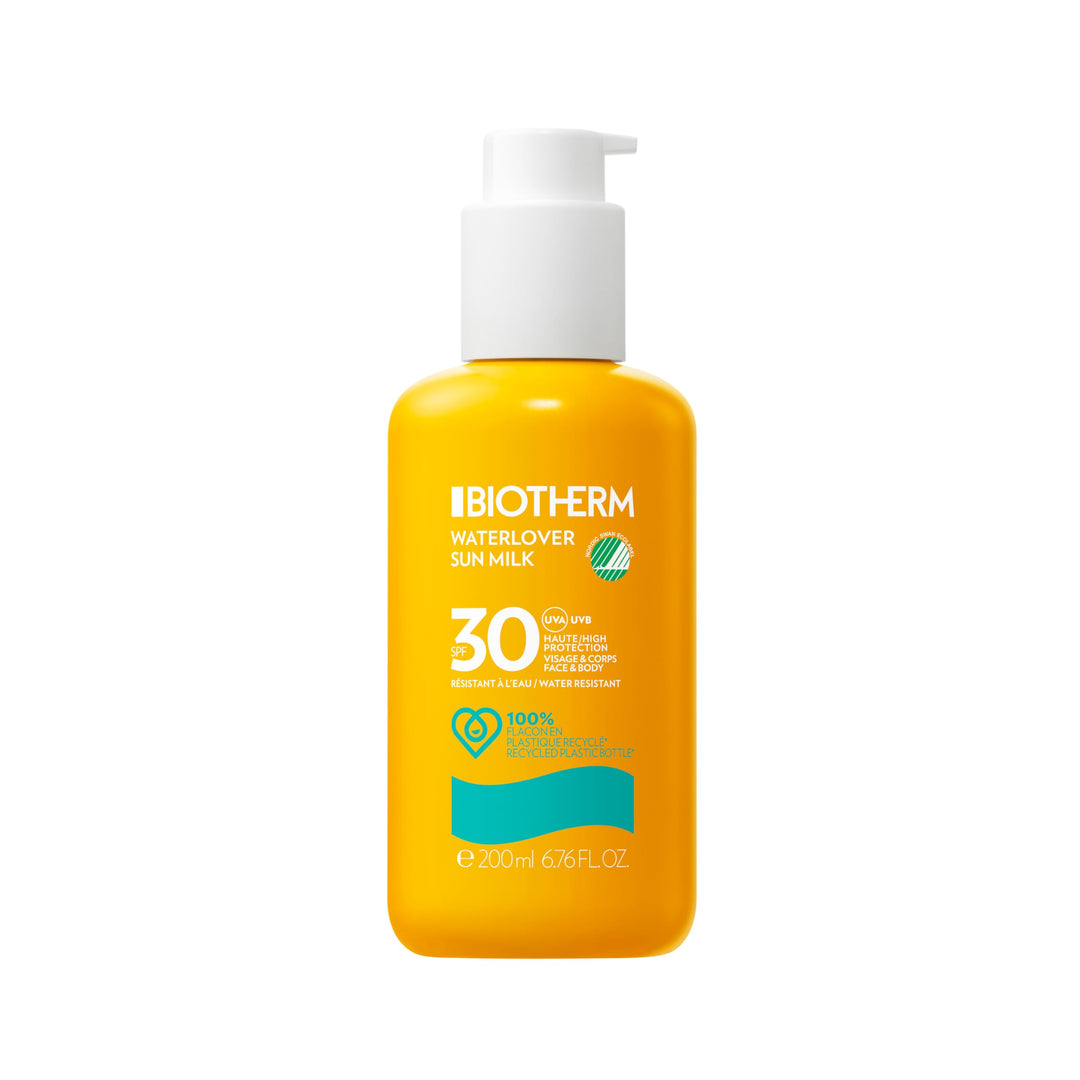 Biotherm SPF 30 Hydrating Solar Milk Sunscreen: 200 ml bottle of hydrating SPF 30 solar milk with citrus scent, unisex