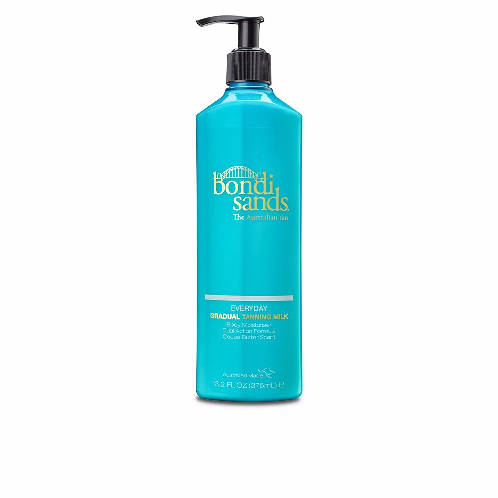 Bottle of gradual tanning milk, 375 ml, aloe and vitamin E, women’s gradual tan
