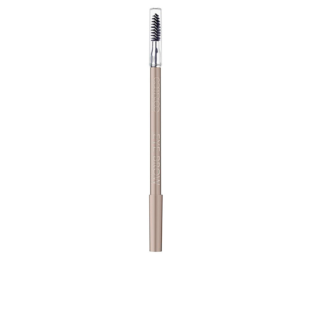 Slim warm-brown eyebrow pencil with built-in spoolie, 1.4 g, Cruelty Free