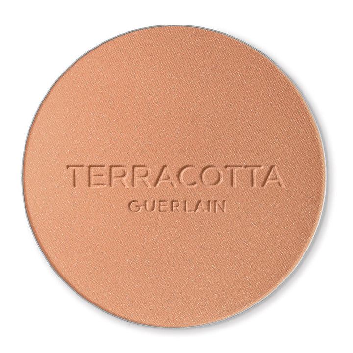 Terracotta bronzing powder refill pan in deep cool shade, 8.5 g, powder surface visible