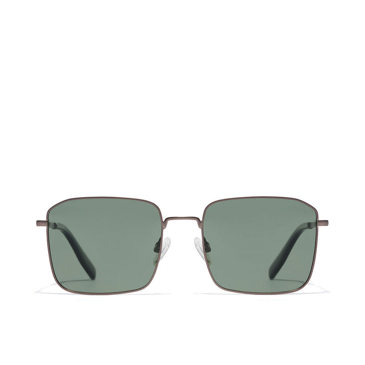 Black square metal sunglasses, polarised lenses, 47mm diameter, 19mm bridge, 145mm temples