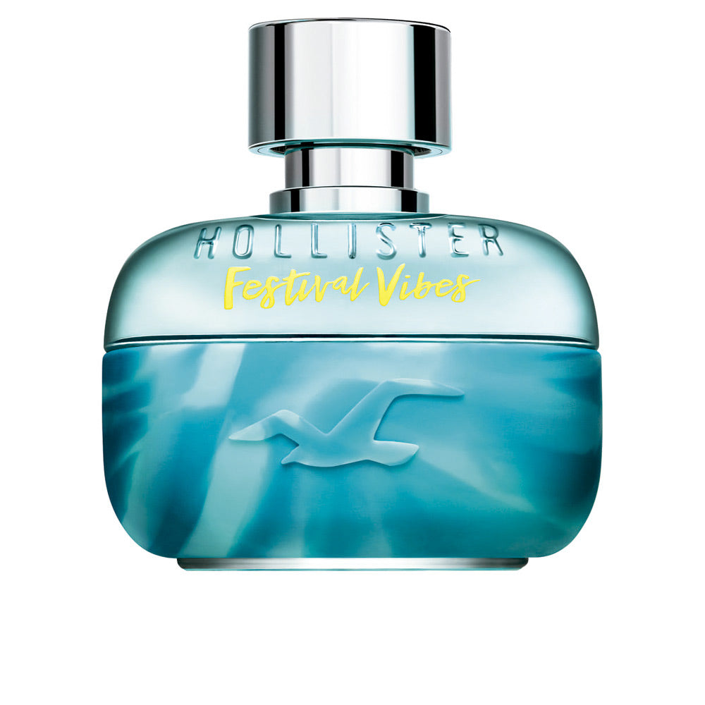 Clear eau de toilette bottle with citrus aromatic fragrance for Man