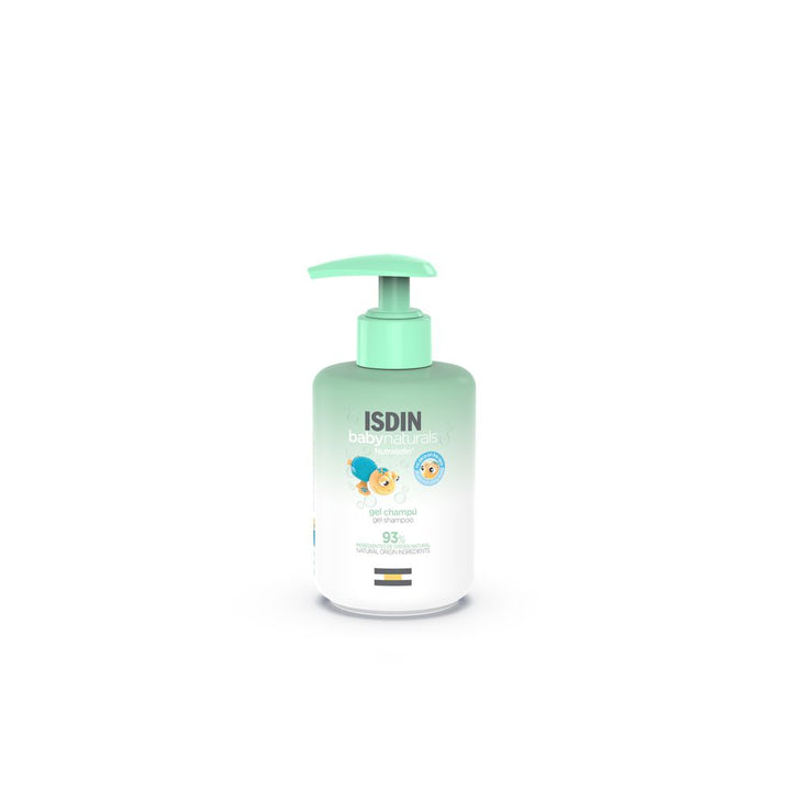 400 ml dispenser bottle of gentle baby shampoo gel, Unisex, 93% natural-origin