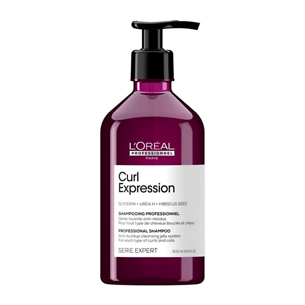 500 ml gel shampoo for curly hair with floral fragrance notes