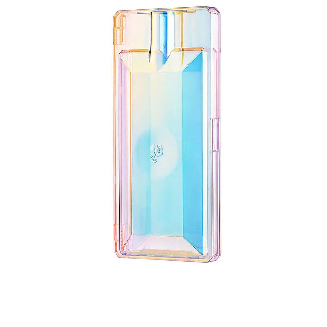 Lancôme Idôle Eau de Parfum: iridescent holographic perfume case; fits 50ml and 75ml bottles; three finishes