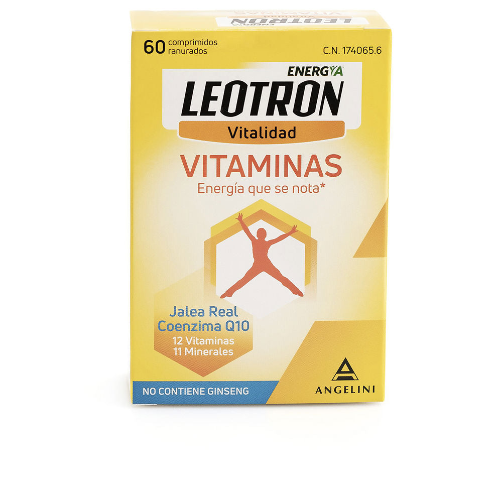 Box of 60 multivitamin tablets with royal jelly and CoQ10, Unisex supplement