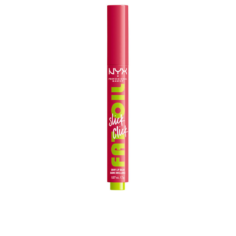 Slim glossy lip balm stick with soft pink-beige tone, 2 g compact tube