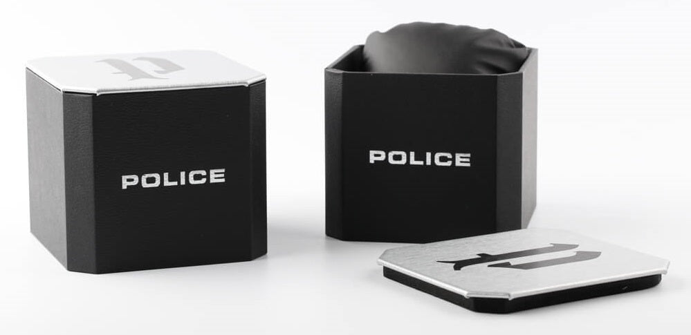 Police Chronograph Watch with Textured Dial