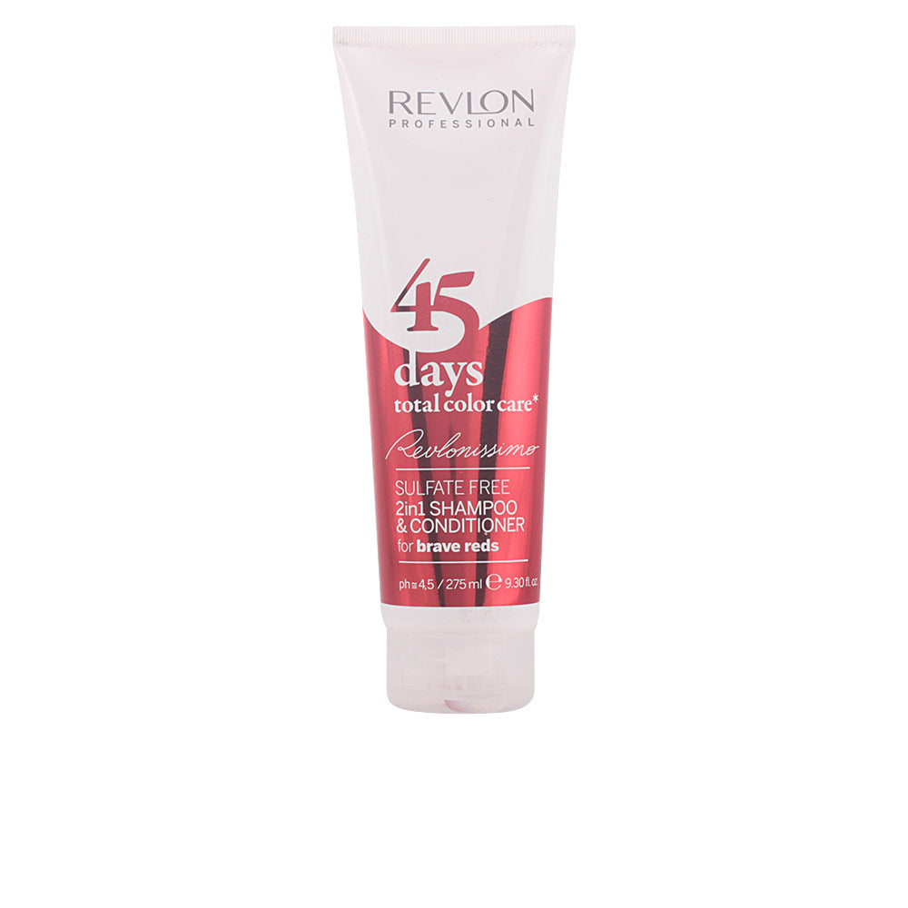 Bottle of colour‑protecting red shampoo, 275 ml, for Unisex coloured hair