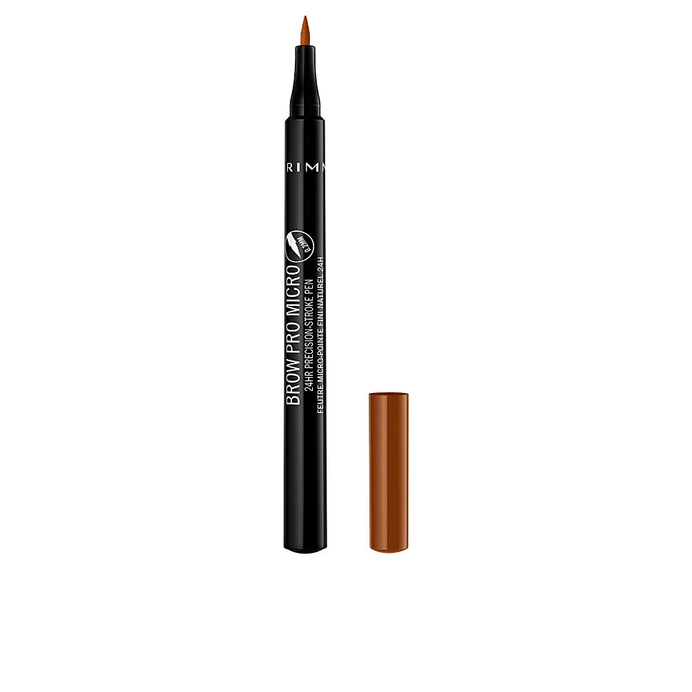 Slim micro-tip brown brow pencil pen, 1 ml, shade 004 dark brown