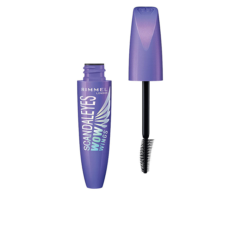 Black mascara tube with flexible dual-ended brush, 12 ml, Unisex